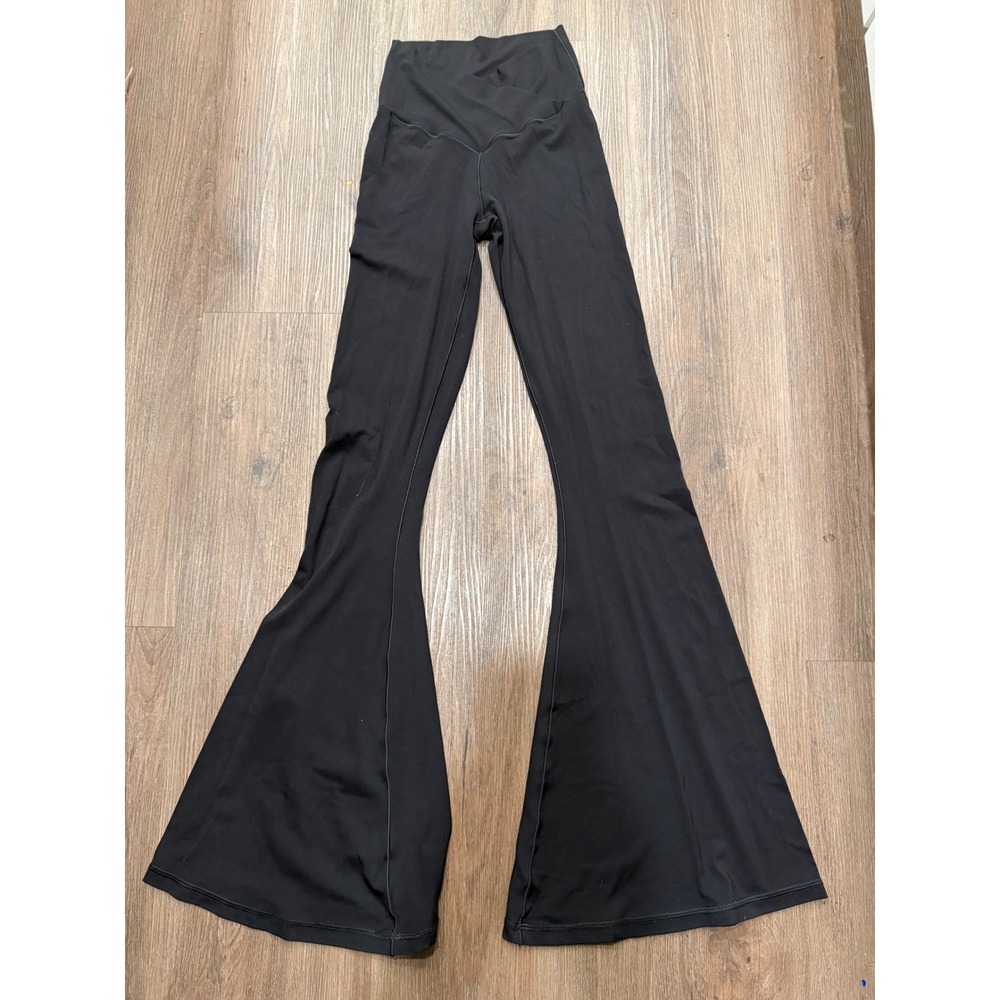 OFFLINE by Aerie Real Me High Rise Super Flare Leggings Black Small 32 Inseam
